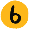 6 in gold circle