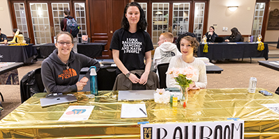 Club tabling at Get Involved Fair.