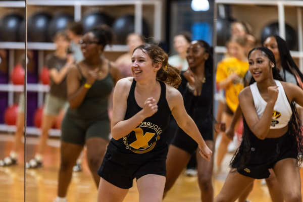 Students in class during MizzouRec fest.