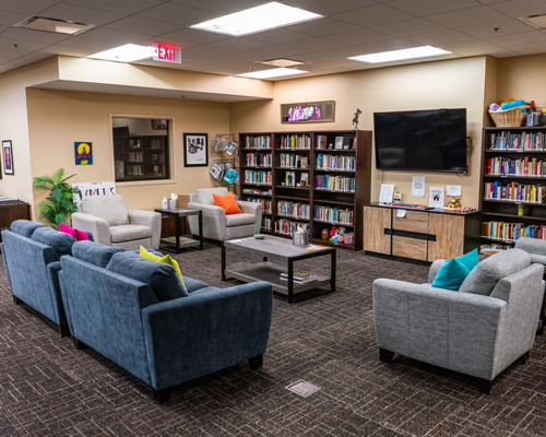 Women's Center lounge.