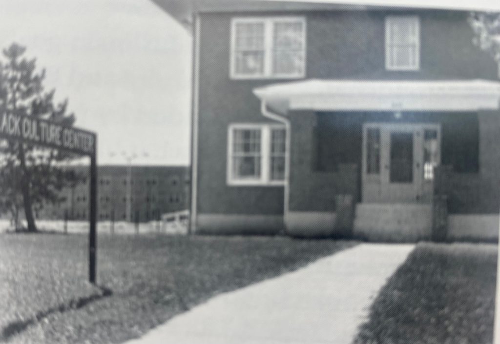 Black Culture Center circa 1972.