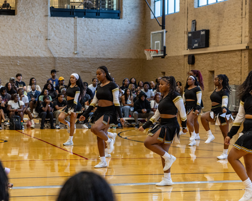 Students performing at Fall Fest.