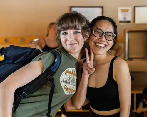 Students at Love your Body event.