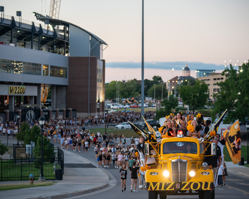 First Roar event on campus.