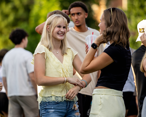 Students at sweet start the zou.